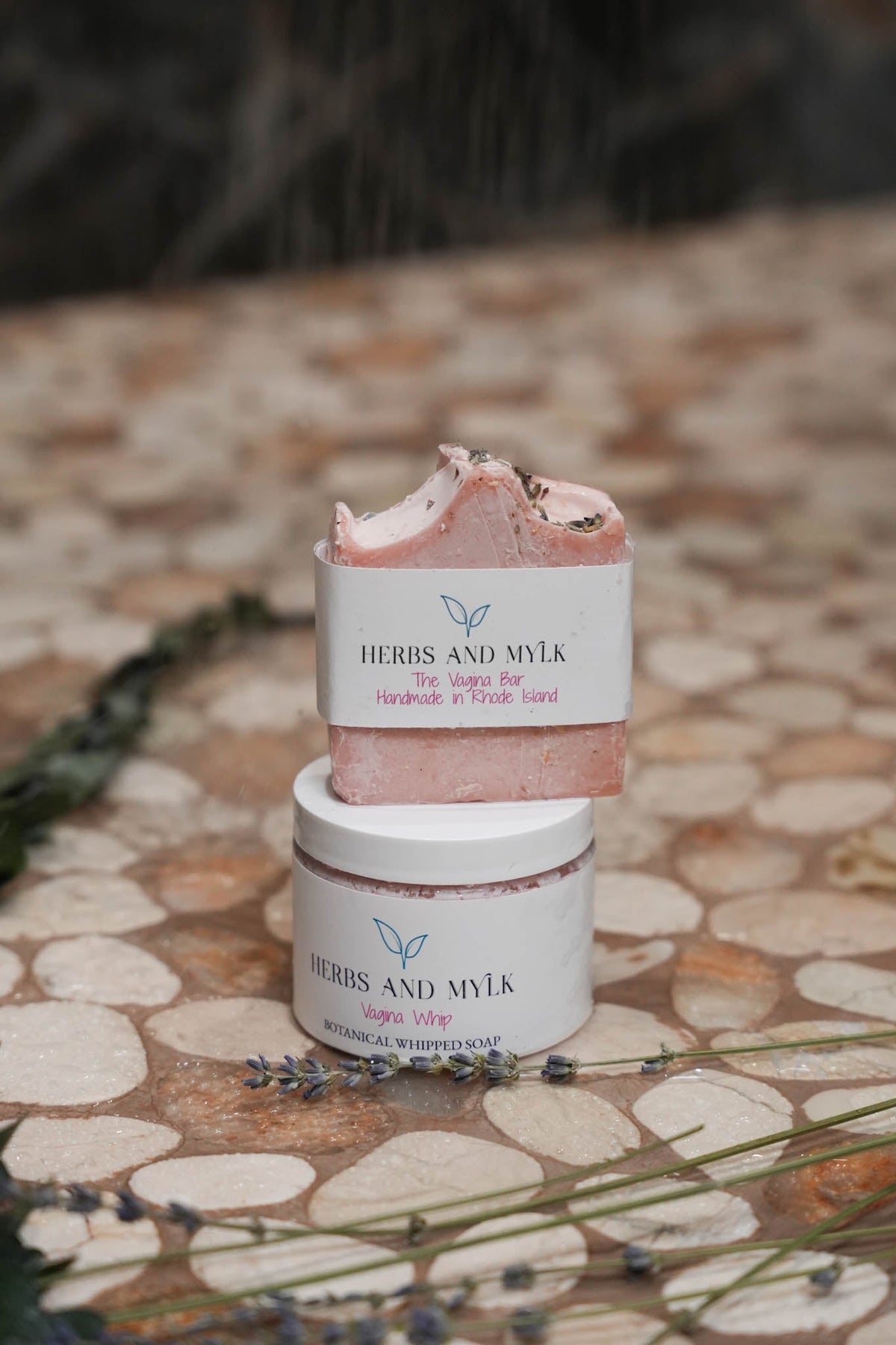 The Vagina Whip botanical whipped soap with apple cider vinegar