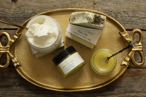 Everything Baby bundle with balm, body butter, bar soap and lotion bars
