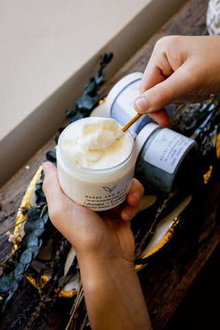 Lavender & Eucalyptus Whipped Herbal Body Butter