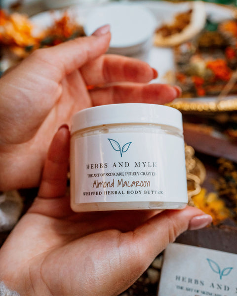 Almond Macaroon Whipped Herbal Body Butter