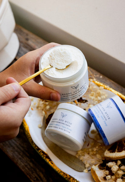Rosemary, Eucalyptus & Sweet Orange Whipped Herbal Body Butter