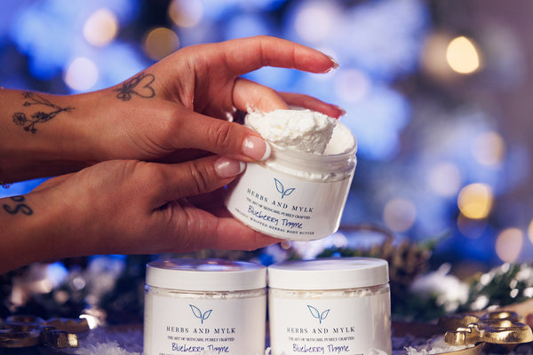 Blueberry Thyme Whipped Herbal Body Butter