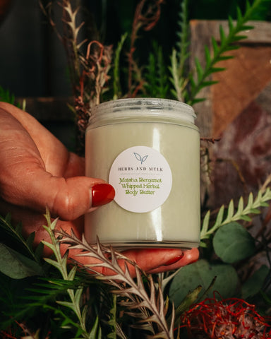 Matcha Bergamot Whipped Herbal Body Butter