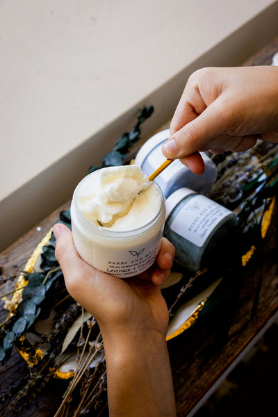 Lavender & Eucalyptus Whipped Herbal Body Butter