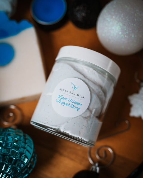 Winter Solstice Whipped Soap