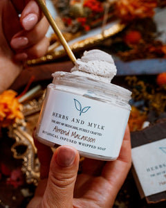 Almond Macaroon Botanical Whipped Soap