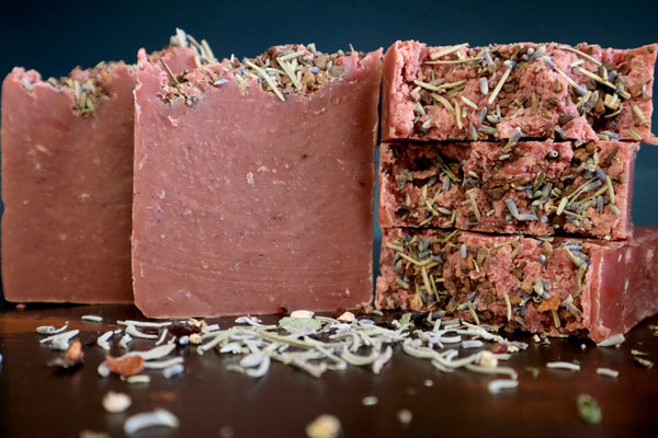 Rosemary, Eucalyptus & Rhubarb Organic Plant Based Bar Soap
