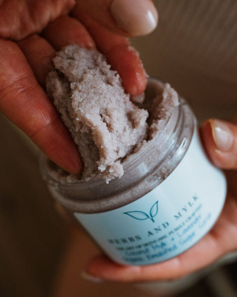 CoconutMylk & Lavender Organic Emulsified Sugar Scrub