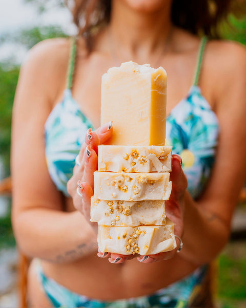 Papaya, Pineapple & Patchouli Plant Based Bar Soap