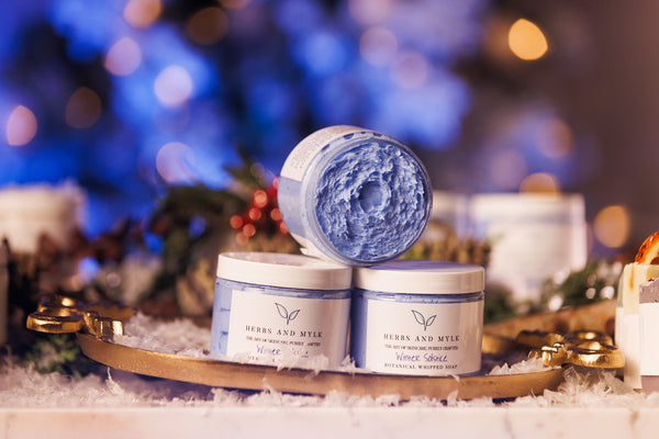 Winter Solstice Botanical Whipped Soap