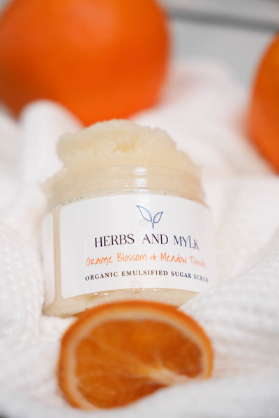 Orange Blossom + Meadow Thistle Emulsified Sugar Scrub