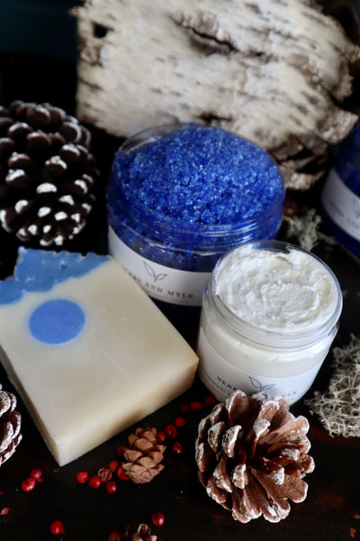 Winter Solstice Lather, Exfoliate & Hydrate Gift Set