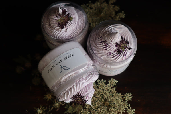 Sugared Plum & Patchouli Whipped Soap