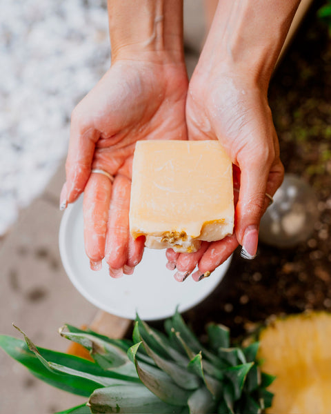 Papaya, Pineapple & Patchouli Plant Based Bar Soap