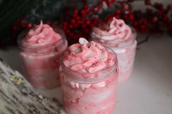 Candy Cane Whipped Soap