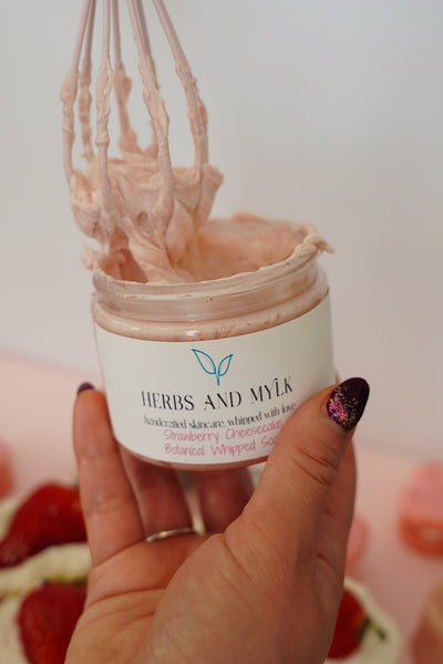 Strawberry Cheesecake Whipped Soap