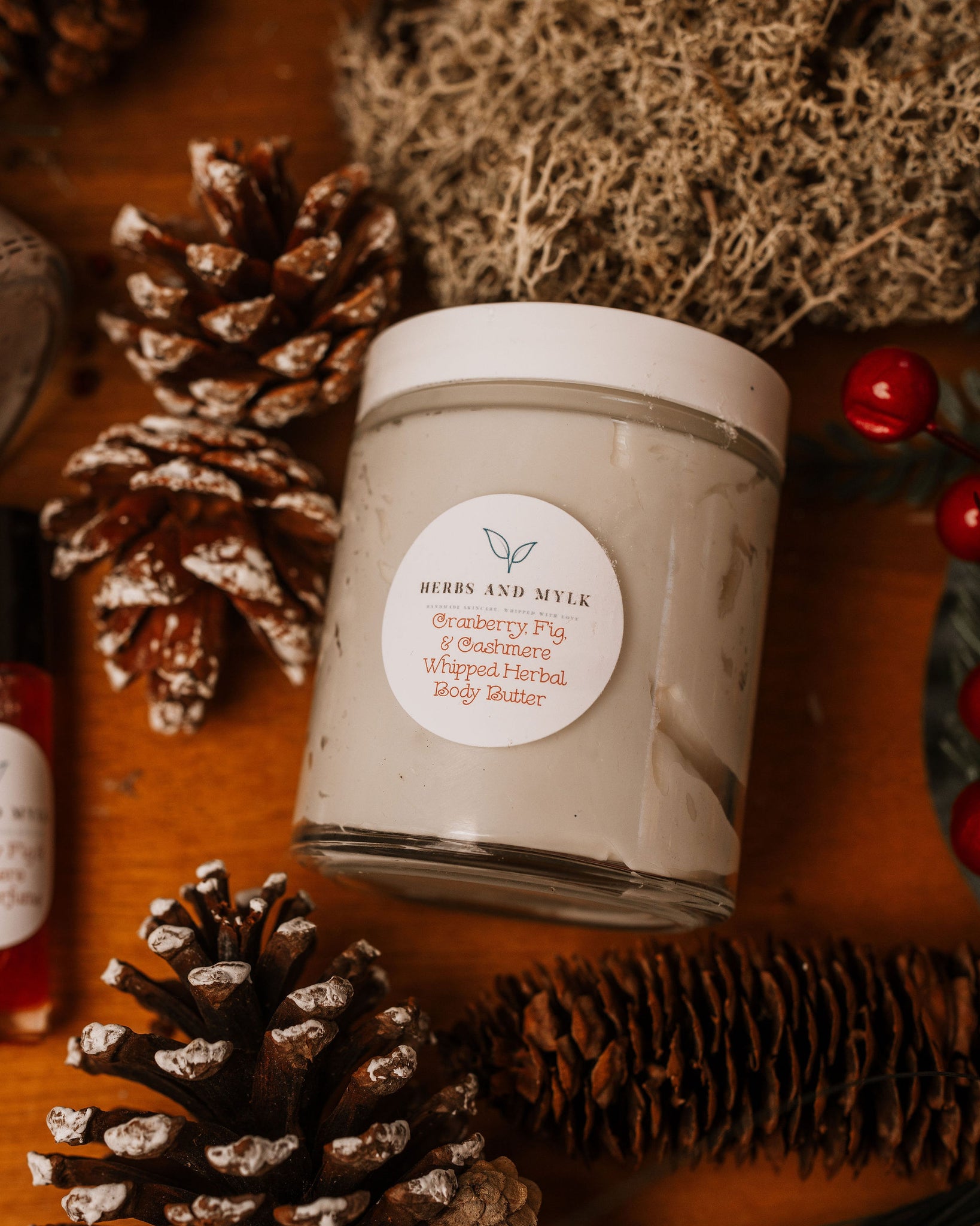 Cranberry, Fig & Cashmere Whipped Herbal Body Butter