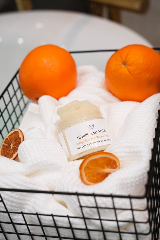 Orange Blossom + Meadow Thistle Emulsified Sugar Scrub