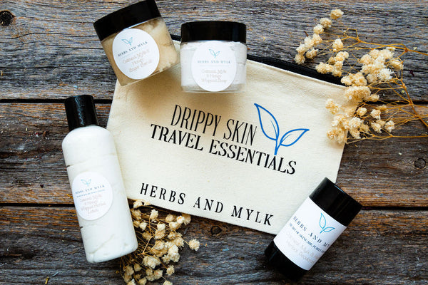 Drippy Skin Travel Essentials Oatmeal, Mylk & Honey