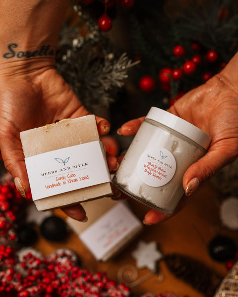 Candy Cane Whipped Herbal Body Butter