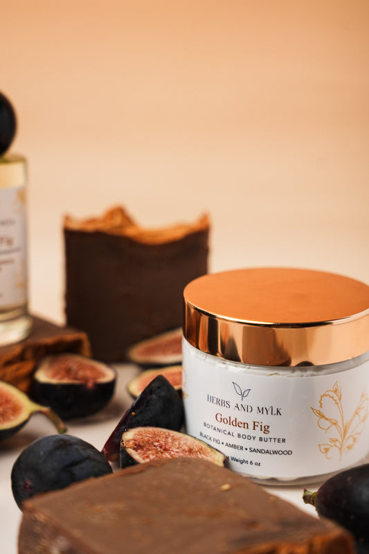 Golden Fig body butter texture close-up