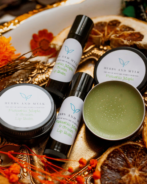 Pistachio Maple Cream Organic Lip Balm Tin