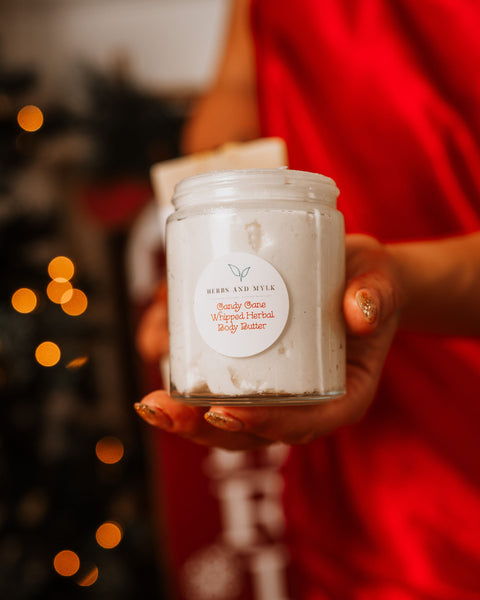 Candy Cane Whipped Herbal Body Butter