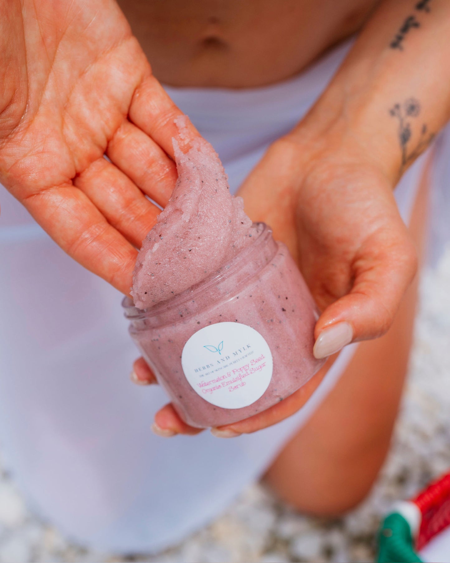 Watermelon & Poppy Seed Organic Face + Body Polish