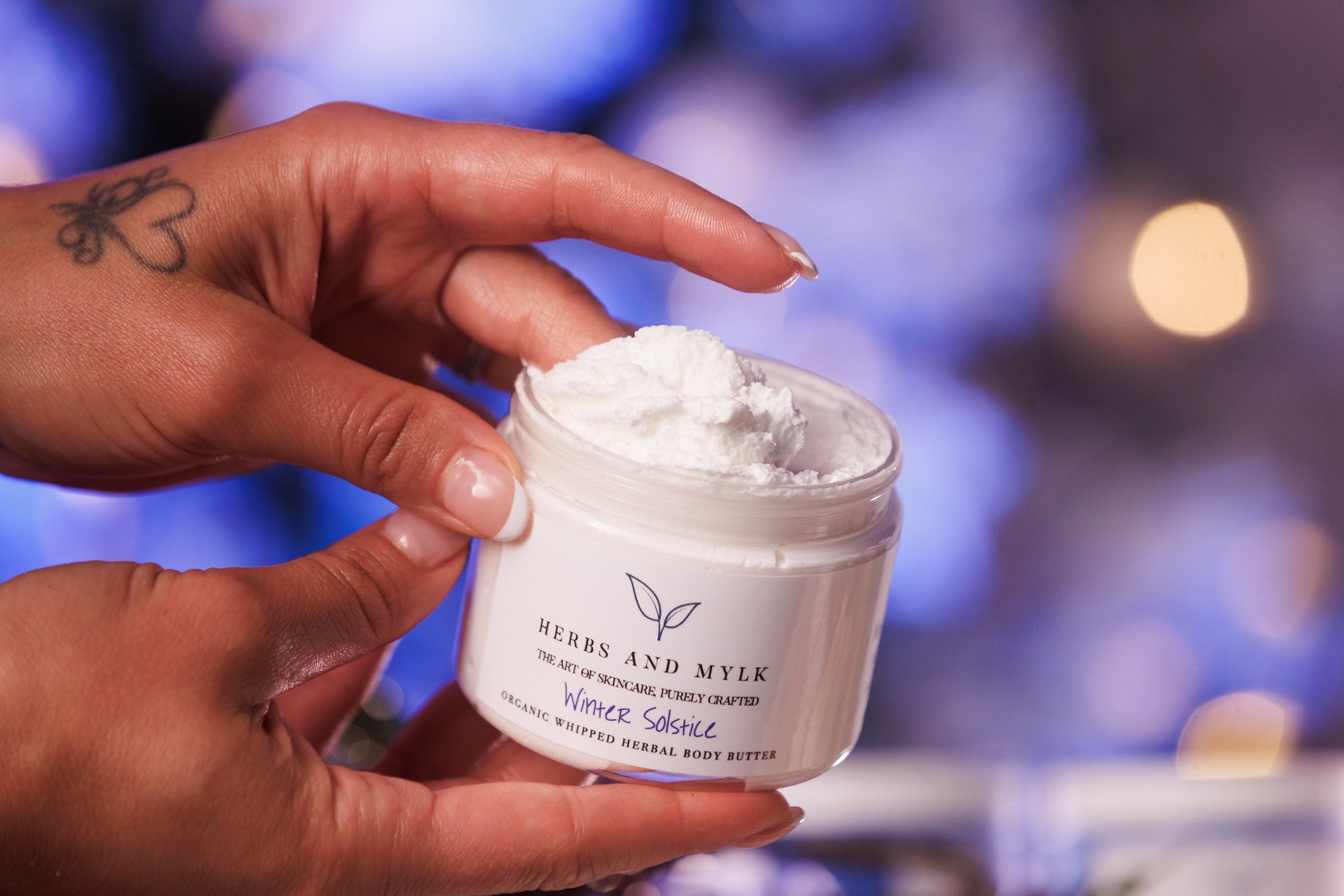 Winter Solstice Whipped Herbal Body Butter