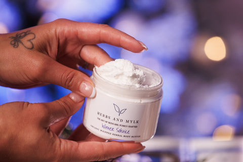Winter Solstice Whipped Herbal Body Butter