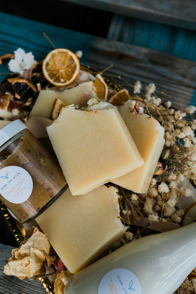 Grapefruit & Sonshine Plant Based Bar Soap