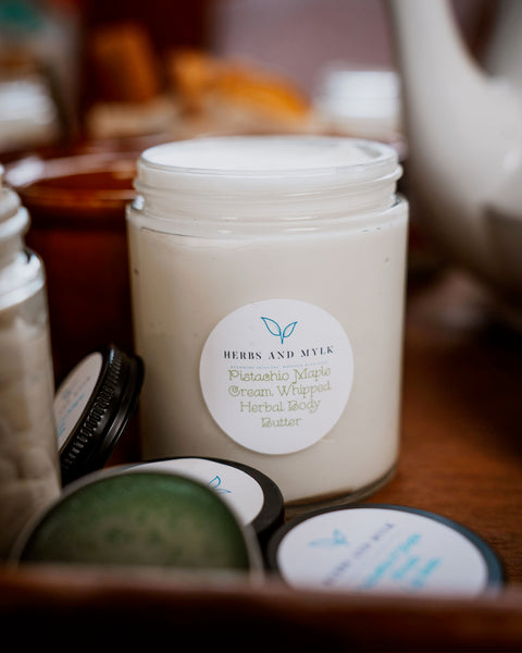 Pistachio Maple Cream Whipped Herbal Body Butter