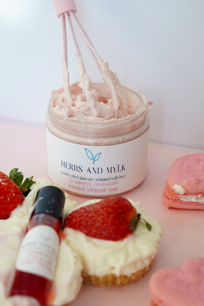 Strawberry Cheesecake Whipped Soap