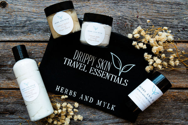 Drippy Skin Travel Essentials Oatmeal, Mylk & Honey
