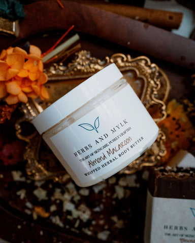 Almond Macaroon Whipped Herbal Body Butter