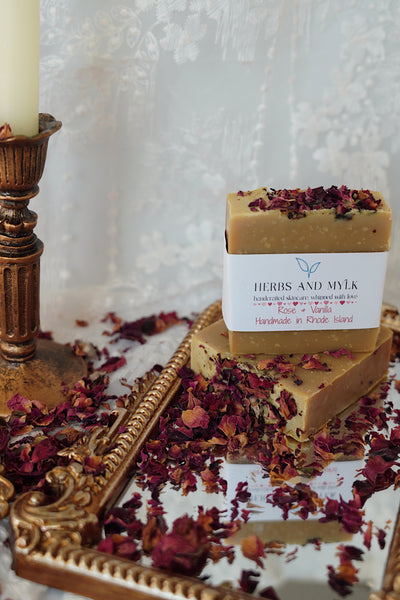 Rose & Vanilla Artisan Bar Soap