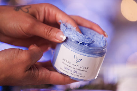 Winter Solstice Botanical Whipped Soap