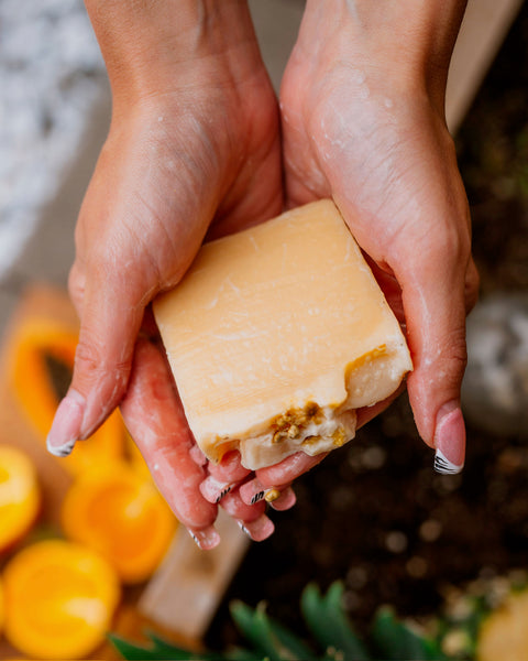 Papaya, Pineapple & Patchouli Plant Based Bar Soap