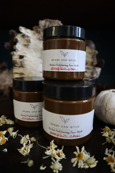 Pumpkin Chai Herbal Exfoliating Face Mask