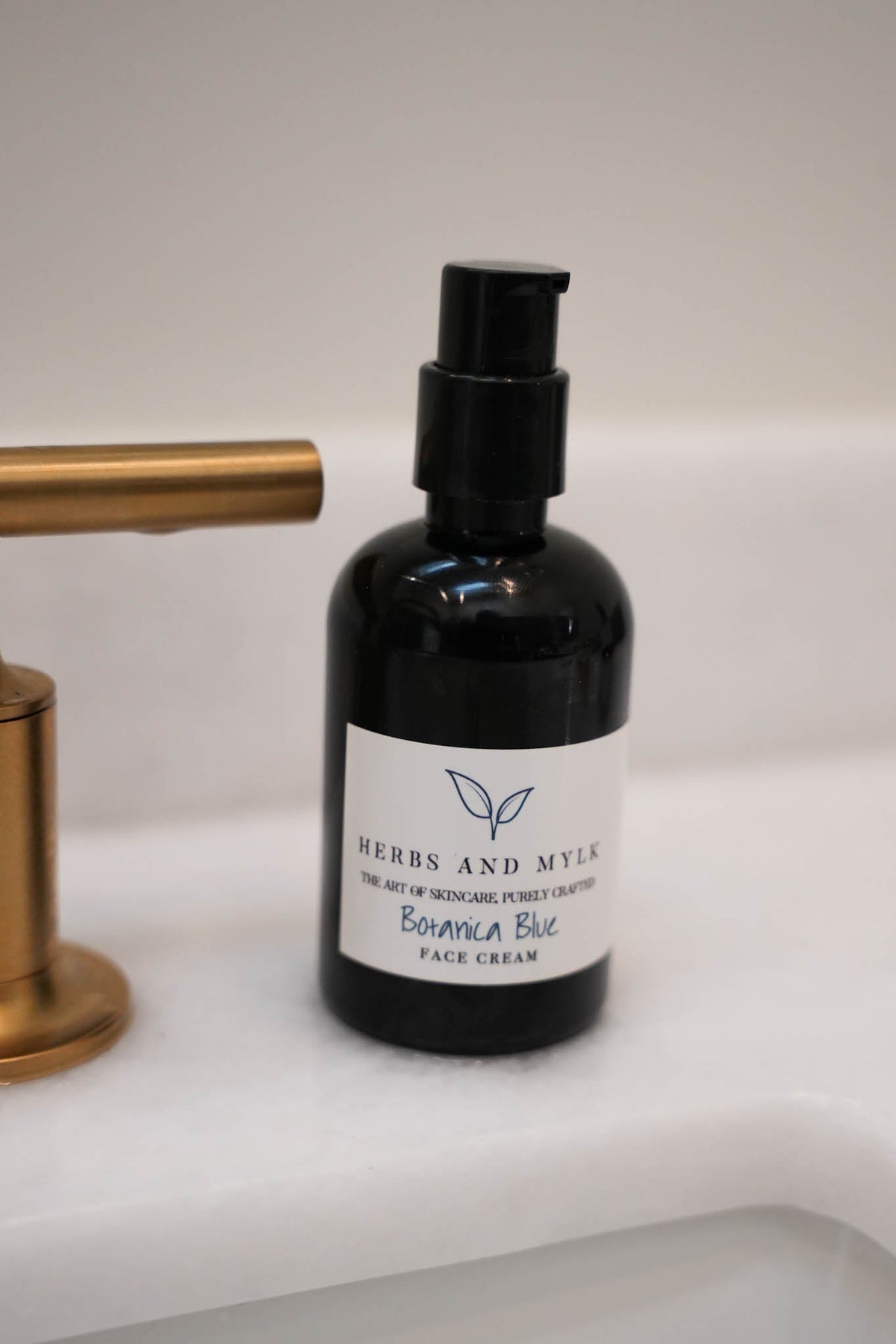 Botanica Blue Face Cream jar from face ritual set