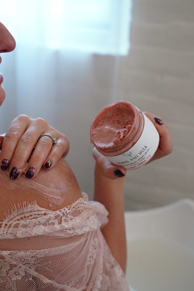 Rose & Vanilla Botanical Whipped Soap