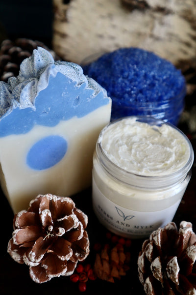 Winter Solstice Lather, Exfoliate & Hydrate Gift Set