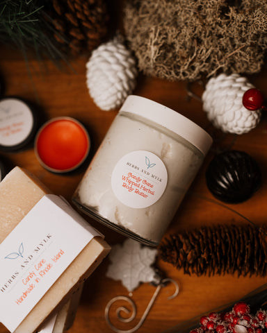 Candy Cane Whipped Herbal Body Butter