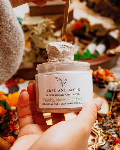 Pistachio Maple Cream Whipped Soap
