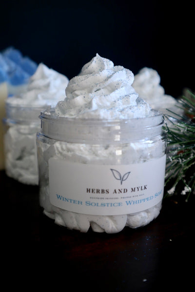 Winter Solstice Whipped Soap