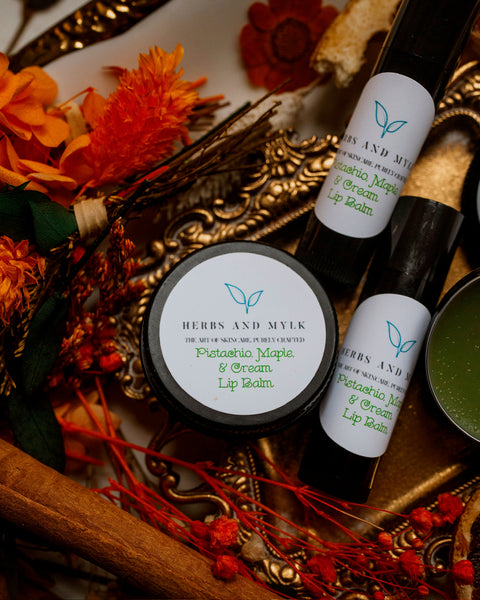 Pistachio Maple Cream Organic Lip Balm Tin