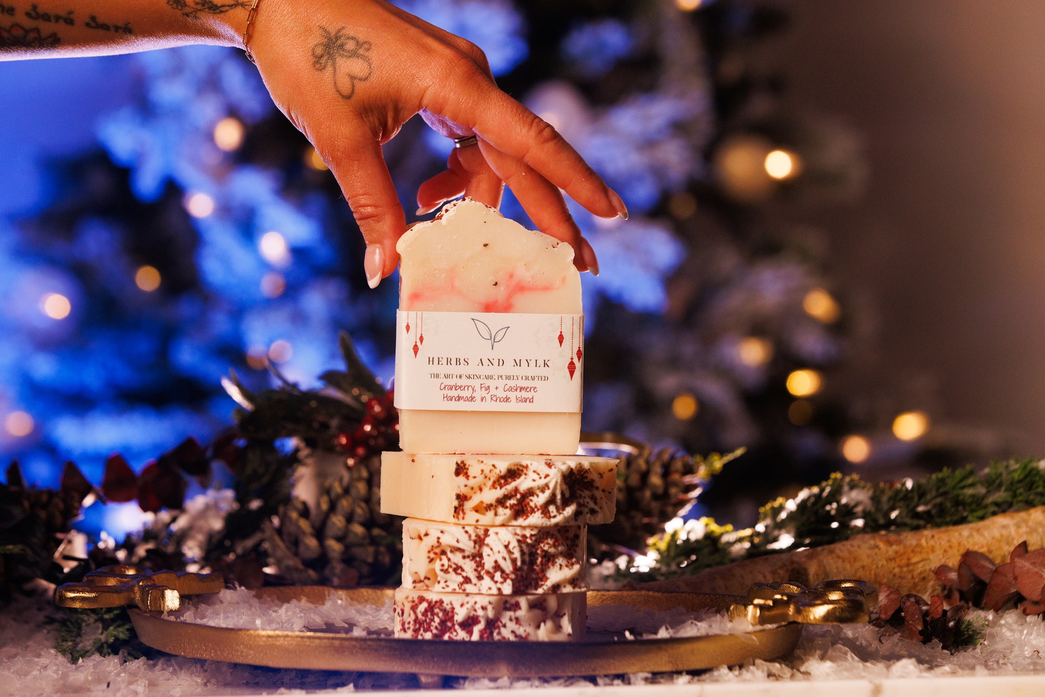 Cranberry, Fig & Cashmere Artisan Bar Soap