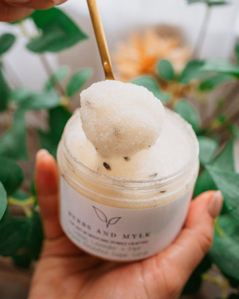 Lemon, Lavender & Mint Organic Emulsified Sugar Scrub