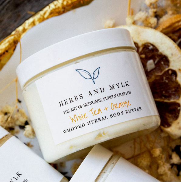 White Tea & Orange Whipped Herbal Body Butter