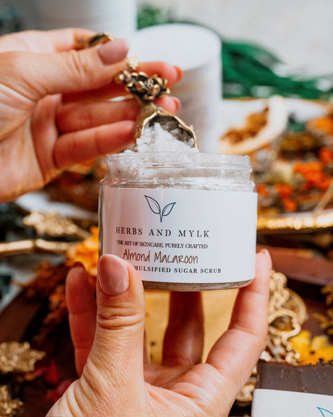 Almond Macaroon Organic Emulsified Sugar Scrub